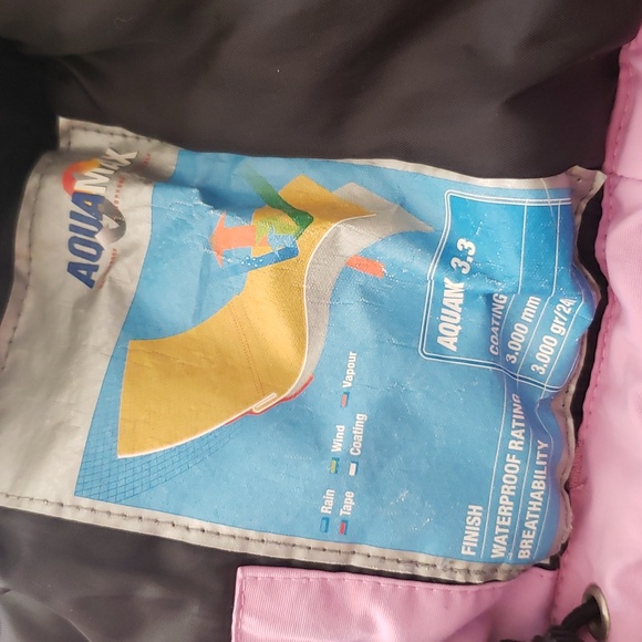 (2T) Etirel Waterproof Color Block Winter Jacket Cozy Outdoor Breathable Athlete - Picture 8 of 9